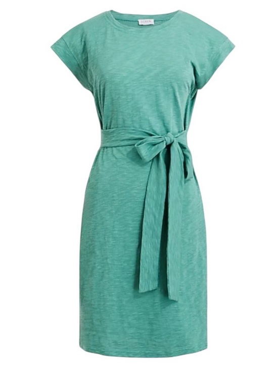 J. Crew Factory Dresses & Skirts - J Crew Tie Waist Mini Dress Green 2X
